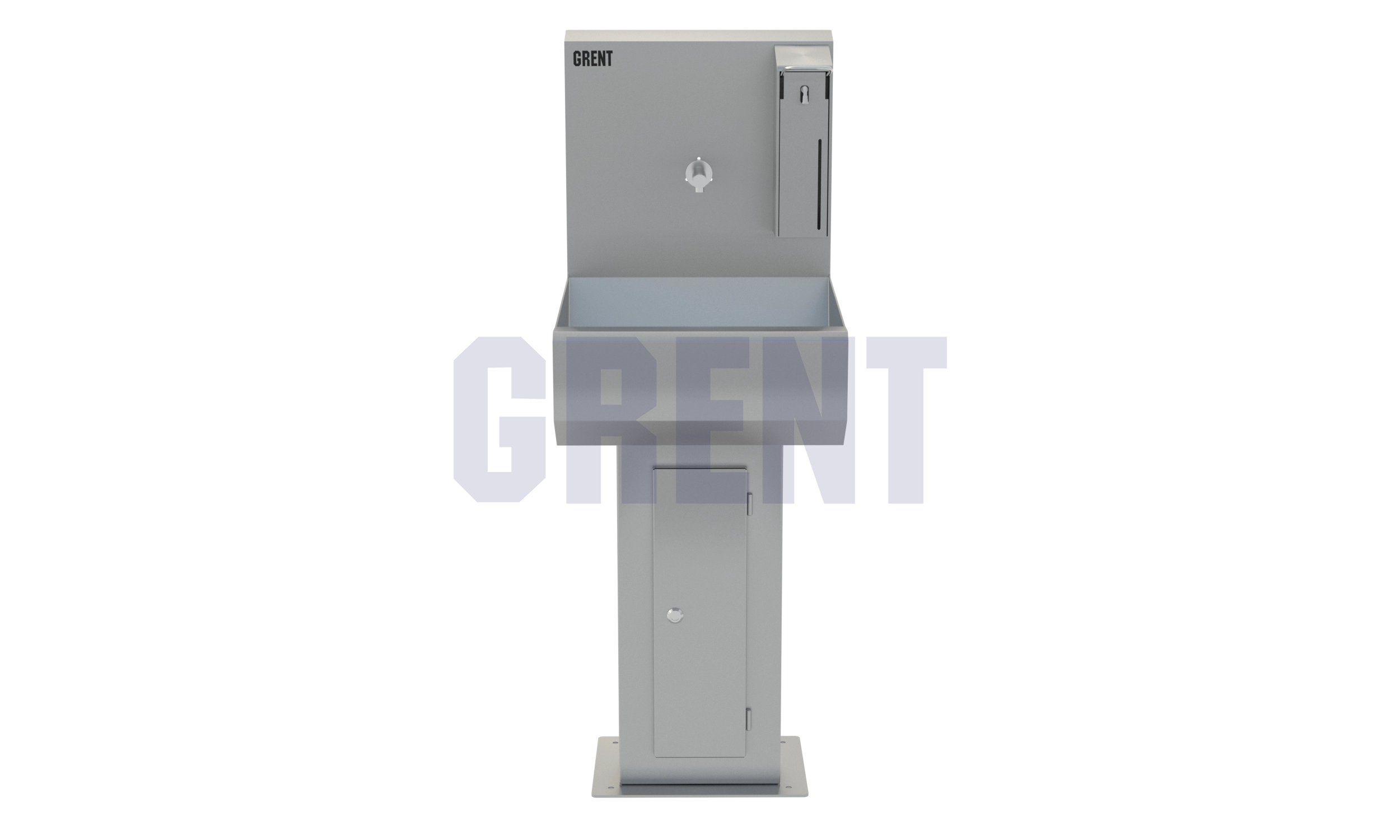 Умывальник 1-секционный на стойке GRENT-S-01 ЛД