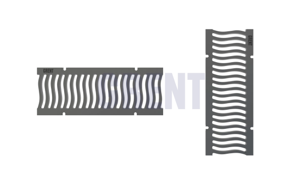 Решетка чугунная волна GRENT PlasT DN150 C250