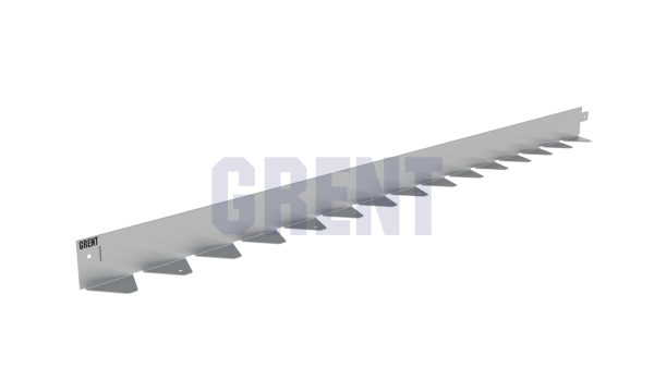 Бордюр стальной GRENT BR L-образный 1200*60, 1,5, нержавеющий