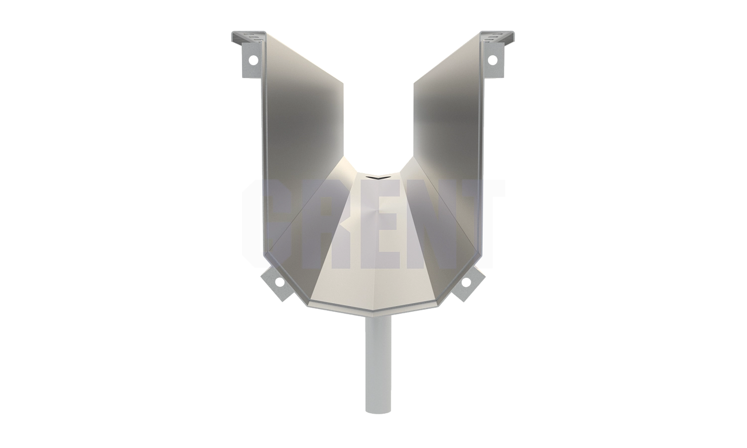 Лоток водоотводный мостовой GRENT MosT подвесной 400 выпускной