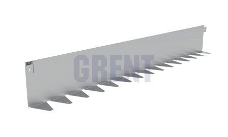 Бордюр стальной GRENT BR L-образный 2400*150, 1,5, оцинкованный