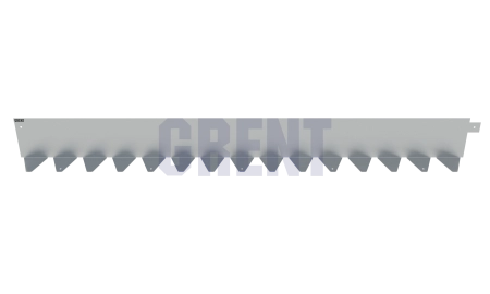 Бордюр стальной GRENT BR L-образный 2400*120, 1,5, оцинкованный