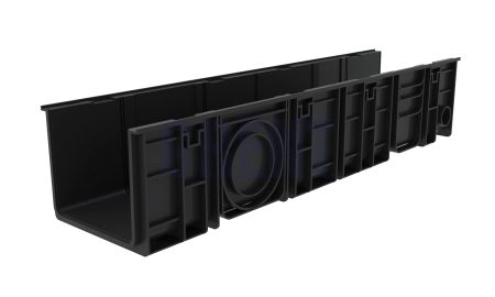 Лоток водоотводный пластиковый GRENT PlasT DN200 H200