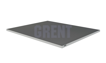 Прессованный настил из нержавеющей стали GRENT 33х11 1200х1000