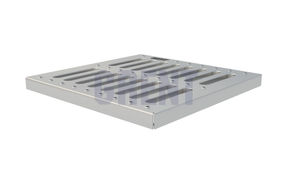 Штампованная решетка стальная GRENT PlasT 300х300 А15