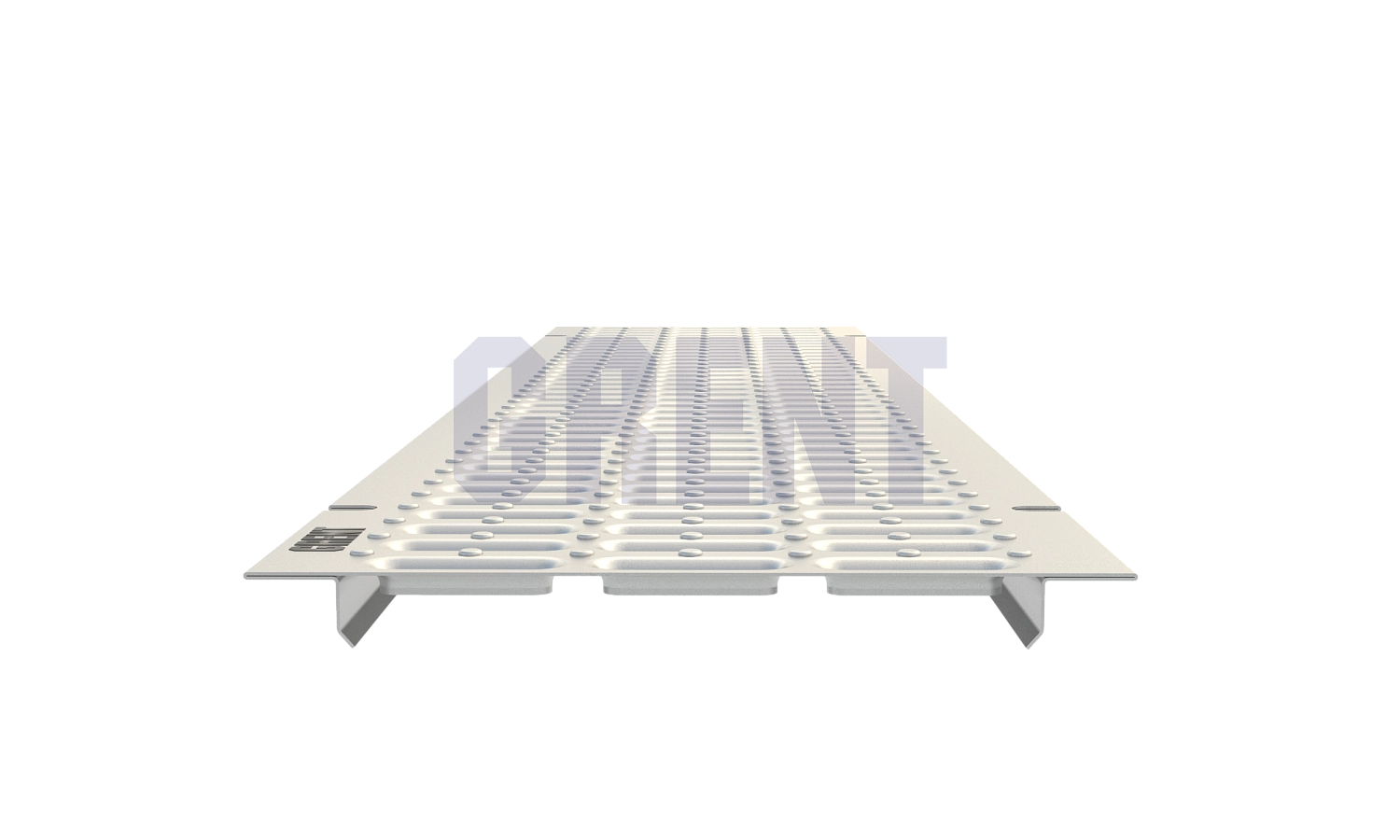 Штампованная решетка водоотводная из оцинкованной стали GRENT PlasT 200