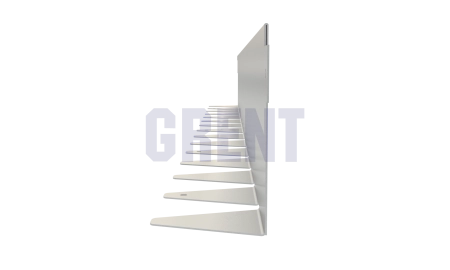 Бордюр стальной GRENT BR L-образный 2400*120, 1,5, оцинкованный