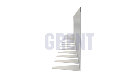 Бордюр стальной GRENT BR L-образный 2400*150, 1,5, оцинкованный