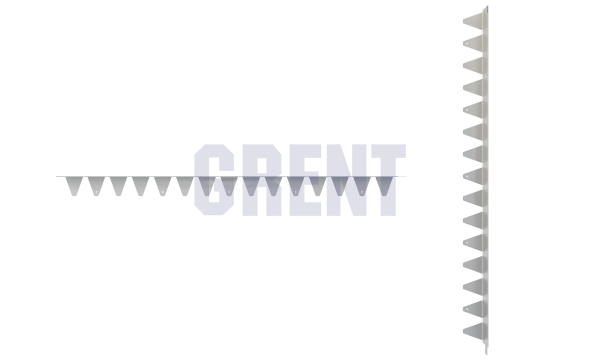Бордюр стальной GRENT BR L-образный 1200*90, 1,5, нержавеющий