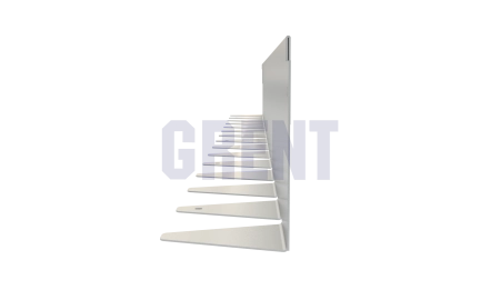 Бордюр стальной GRENT BR L-образный 1200*110, 1,5, нержавеющий